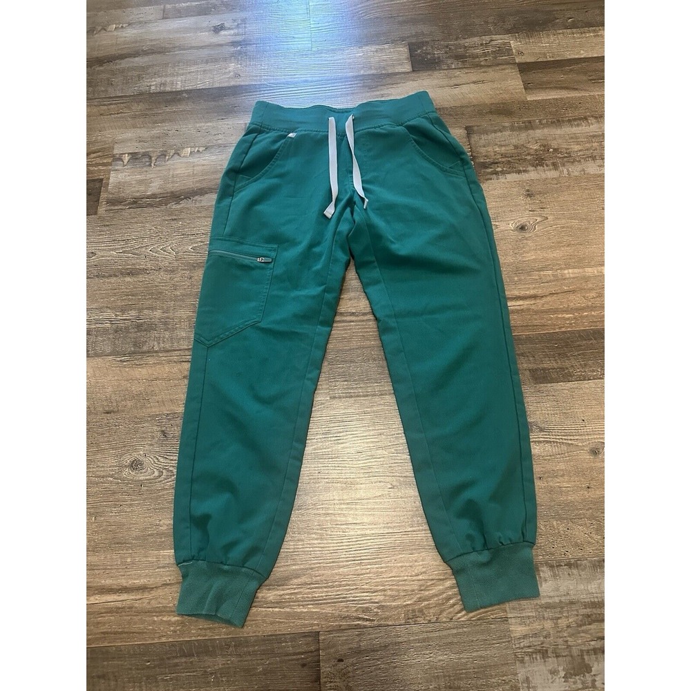 Figs Emerald Green Zamora 2.0 Jogger Technical Collection Gray Drawstring XXS